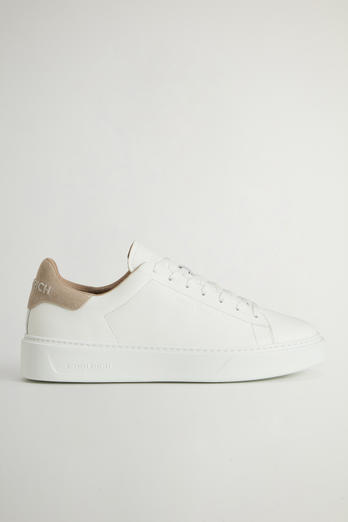 Classic Court Leather Sneakers White | Woolrich