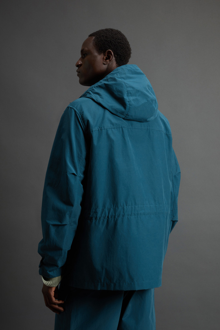 Fishing Jacket in Cotton- and Nylon-Blend Olmetex Ripstop by Todd Snyder Blue photo 3 | Woolrich