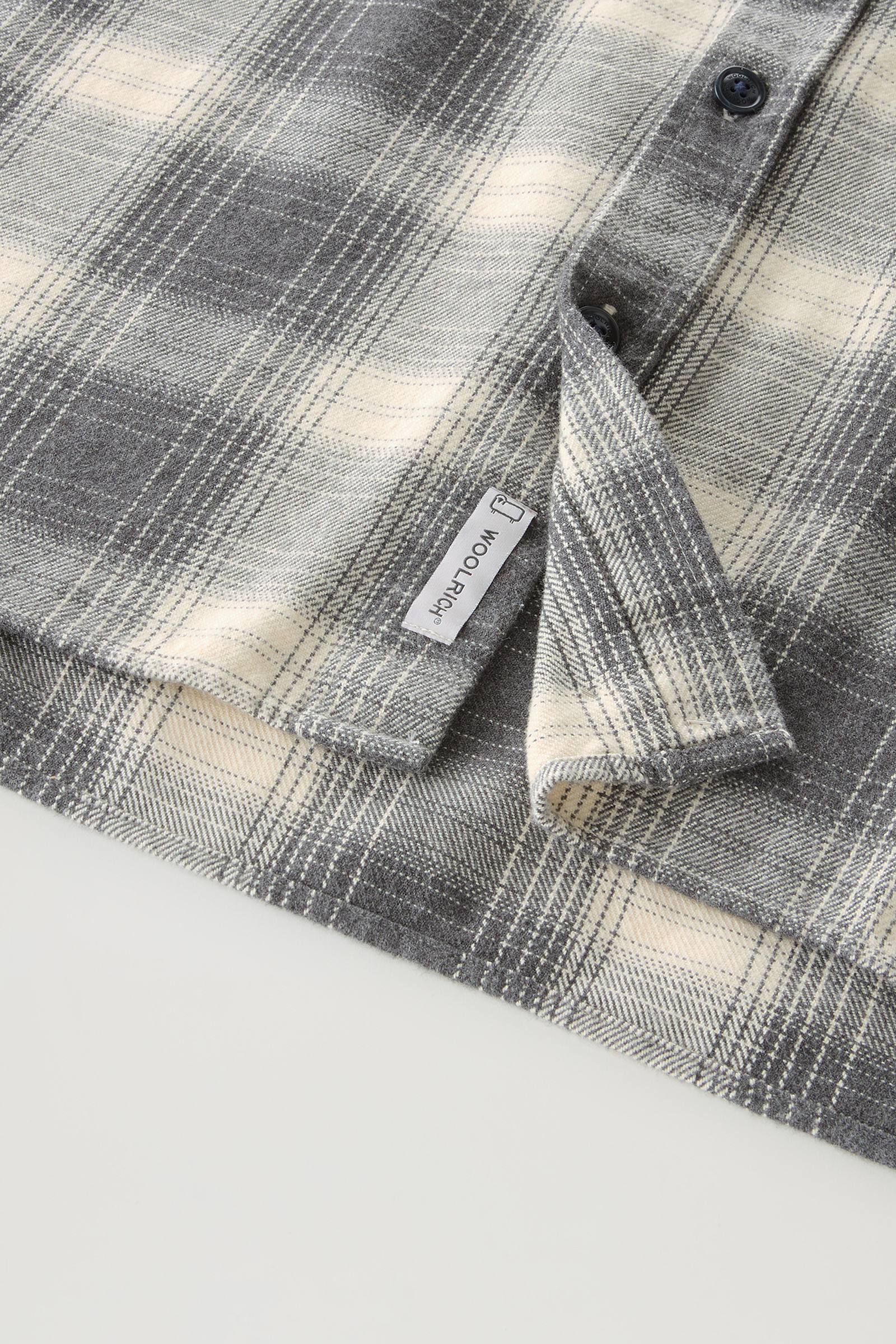 Flannel Check Shirt Grey | Woolrich USA
