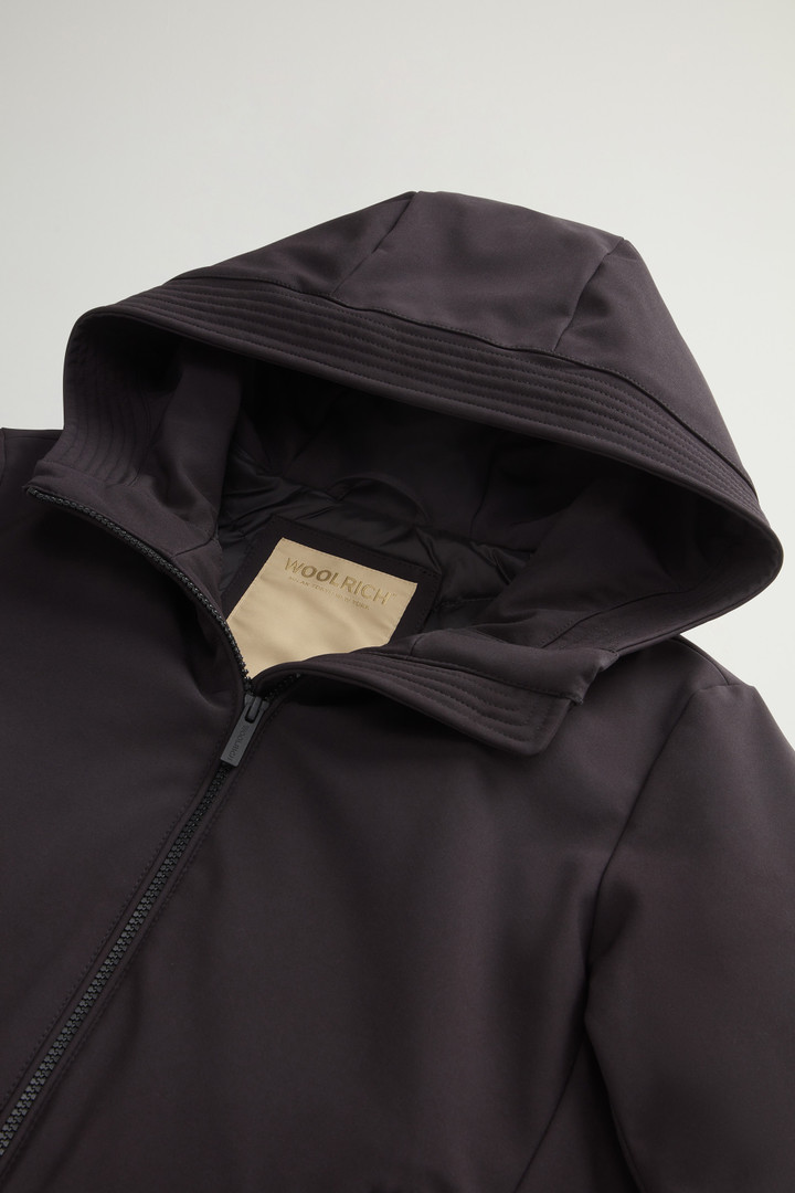 Short Firth Parka in Tech Softshell Black photo 6 | Woolrich