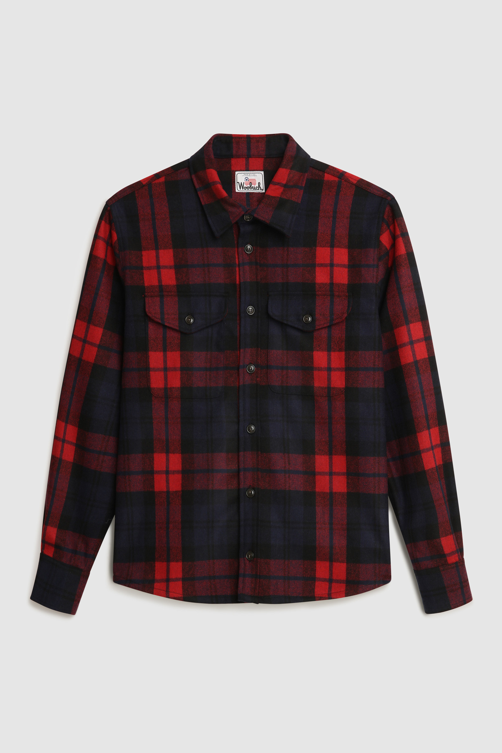 Oxbow Flannel Shirt - Made in Usa Red photo 7 | Woolrich