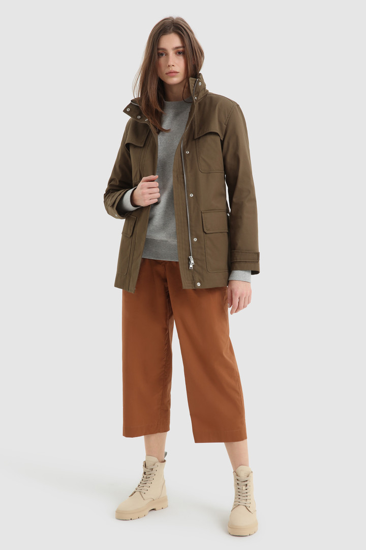 Veste ultralégère Havice Field avec capuche dissimulée vert photo 2 | Woolrich