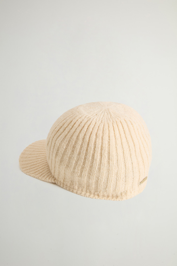 Baseballkappe aus Alpaka-Wollmischung Weiß photo 2 | Woolrich