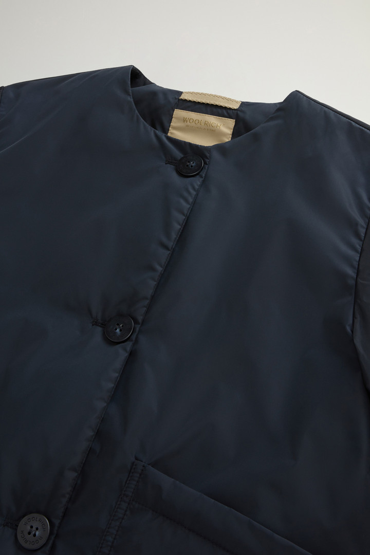 Crewneck Jacket in Nylon Blue photo 6 | Woolrich
