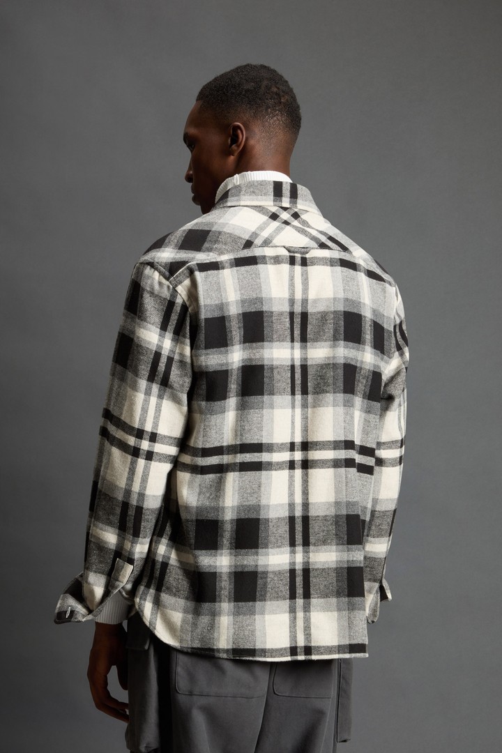 Checked Shirt in Cotton-Blend Flannel by Todd Snyder Multicolor photo 5 | Woolrich