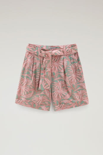 Shorts with a Tropical Print Pink | Woolrich
