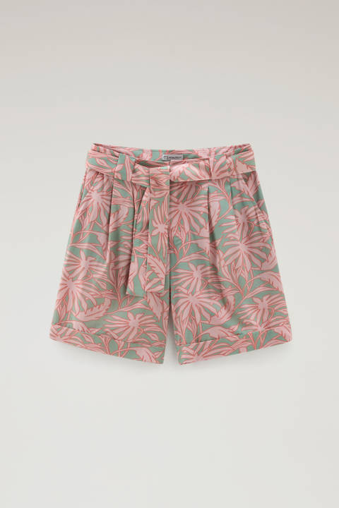 Shorts mit Tropen-Print Rosa photo 2 | Woolrich