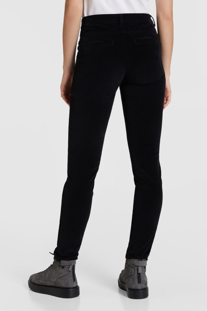 Stretchfluwelen broek