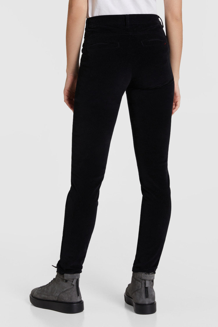 Stretchfluwelen broek