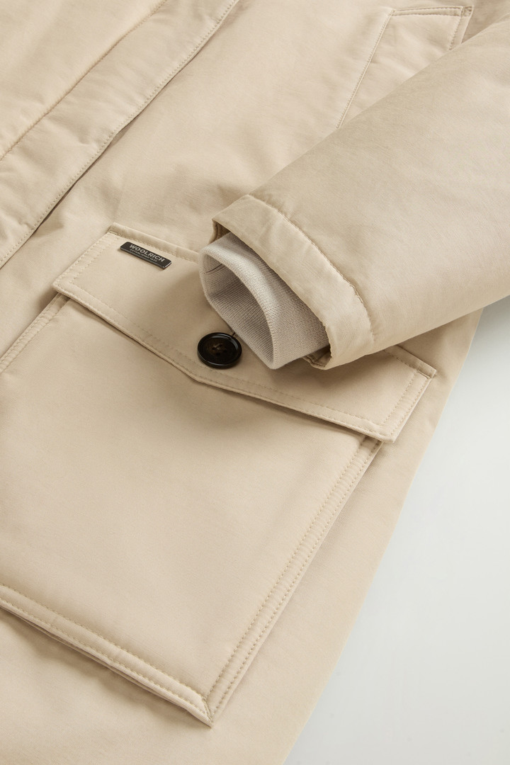 Upstate Parka aus Ramar Cloth Beige photo 7 | Woolrich