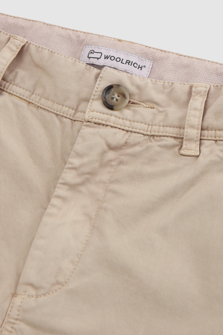 Boy's Pant in Garment-Dyed Cotton Brown photo 3 | Woolrich