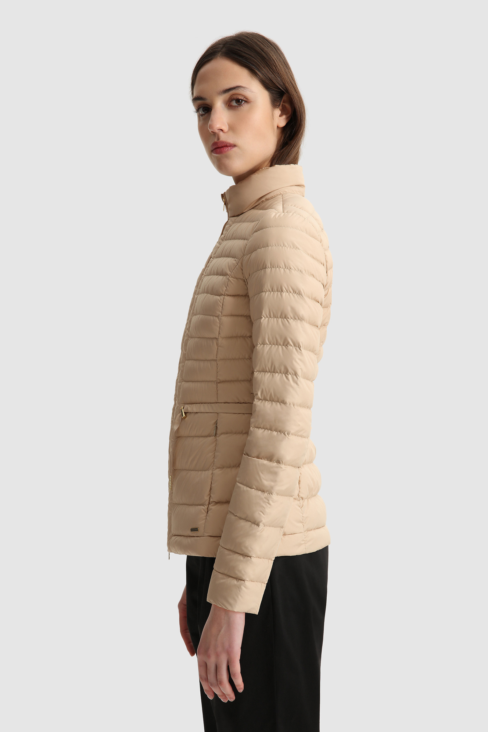 Hibiscus quilted jacket