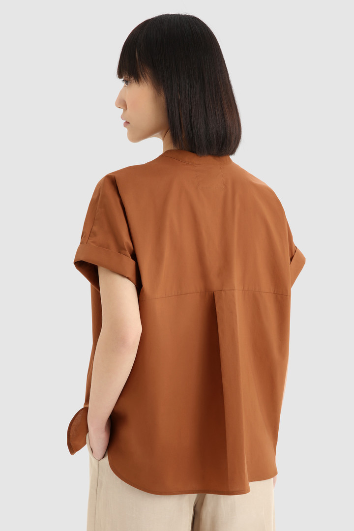 Cotton Poplin Shirt Brown photo 3 | Woolrich