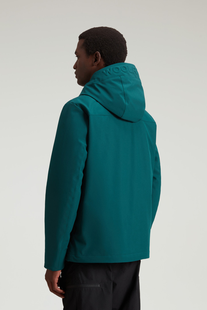 Veste Pacific en Tech Softshell Vert photo 3 | Woolrich