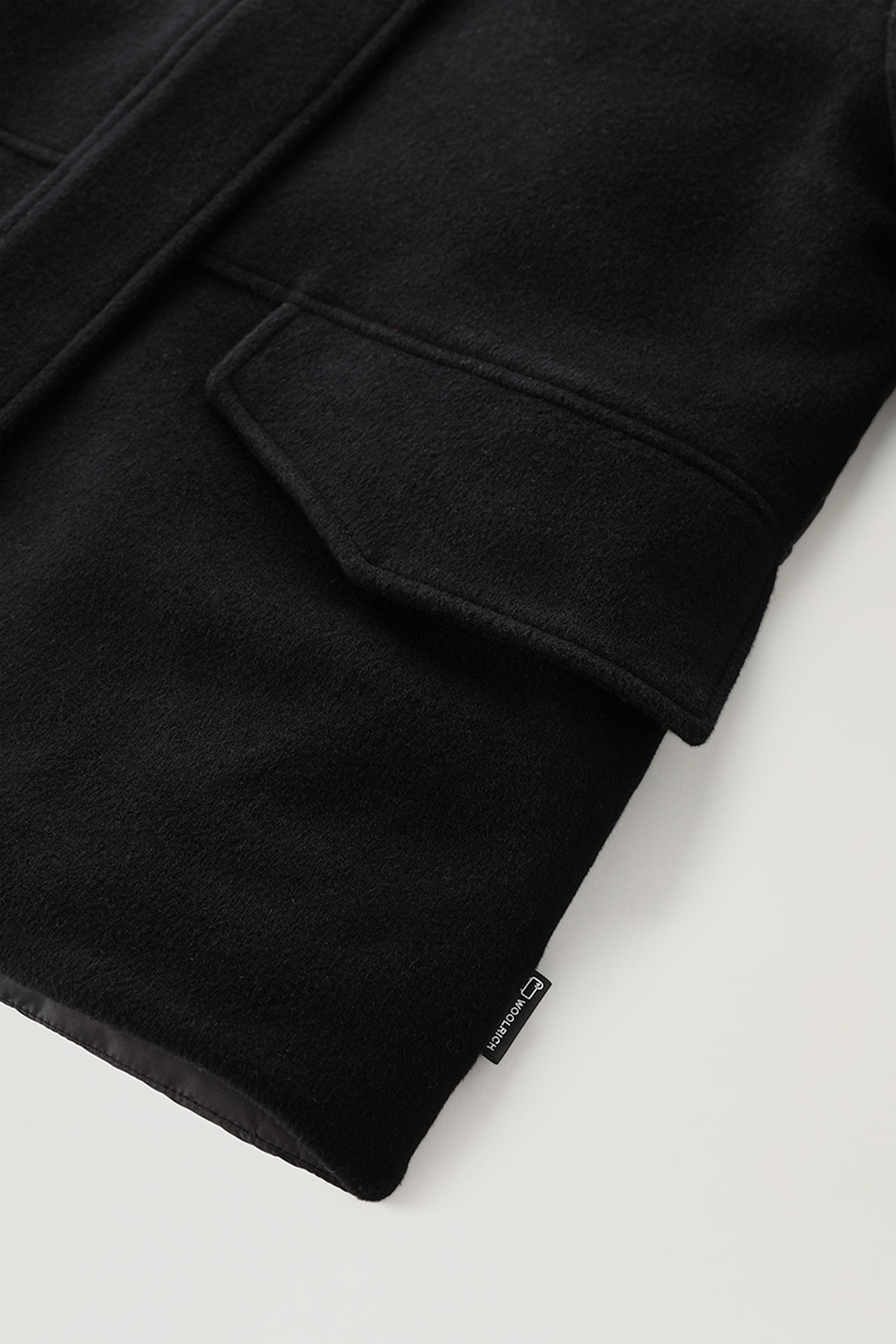 Kuna Jacket in Wool and Cashmere Blend Black photo 8 | Woolrich