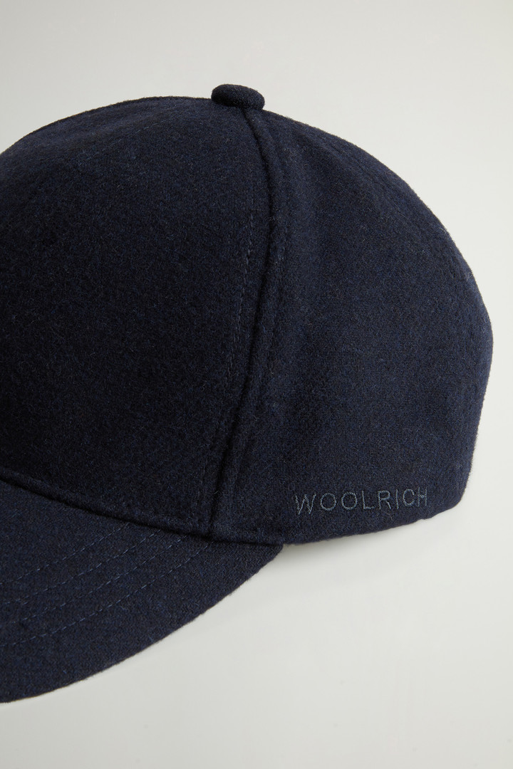Cap in Recycled Italian Wool-Blend Blue photo 3 | Woolrich