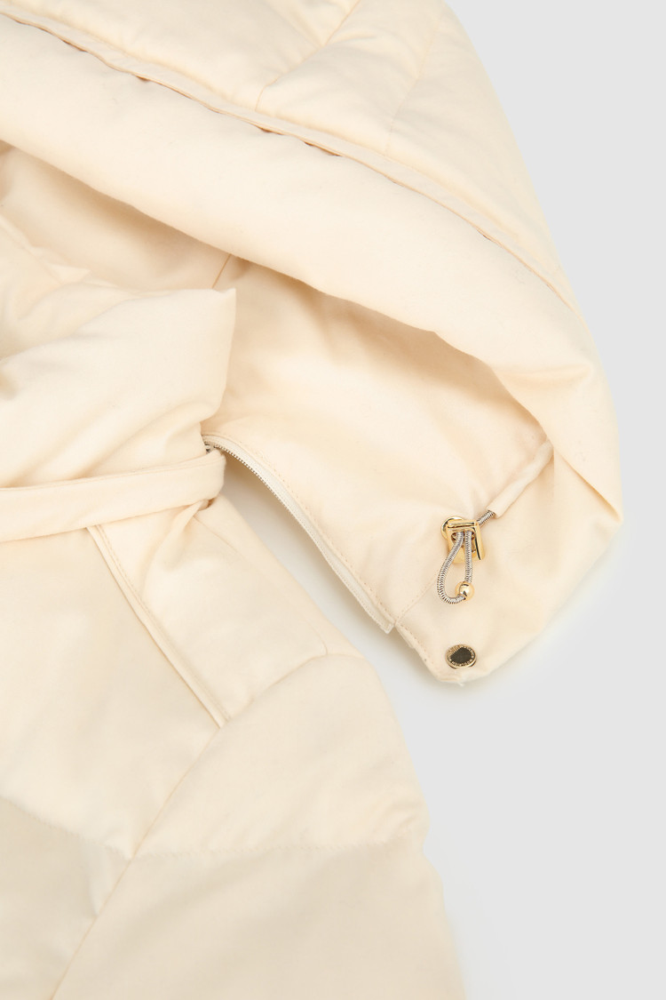 Luxury Parka in Italian virgin wool and silk