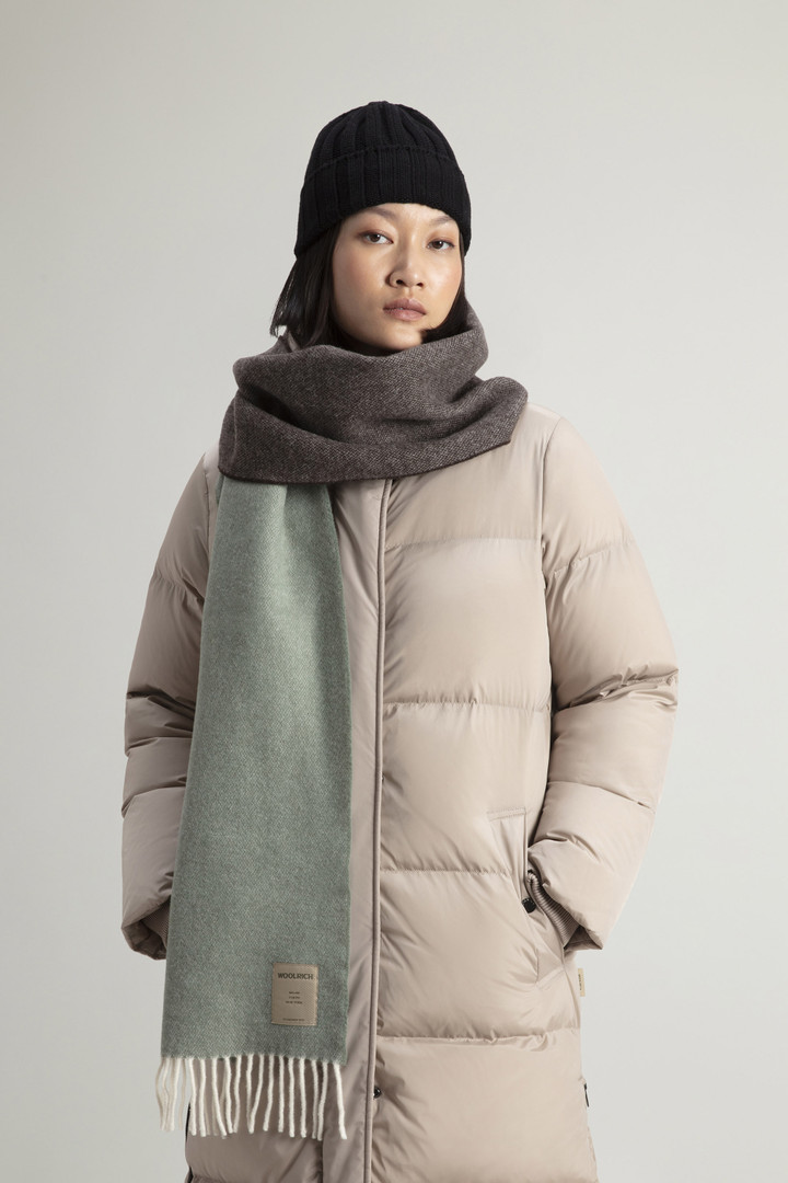 Écharpe en pure laine à franges Marron photo 4 | Woolrich