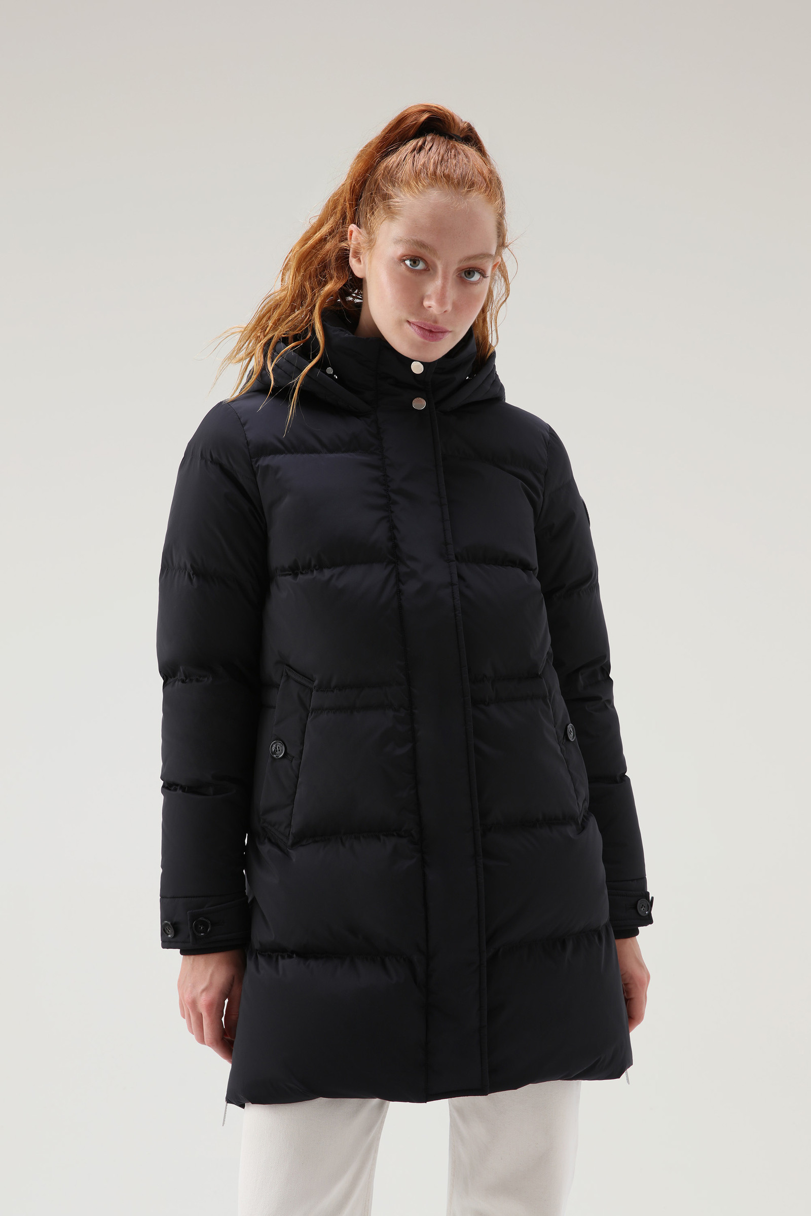 Alsea gewatteerd donsjack zwart | Woolrich BE