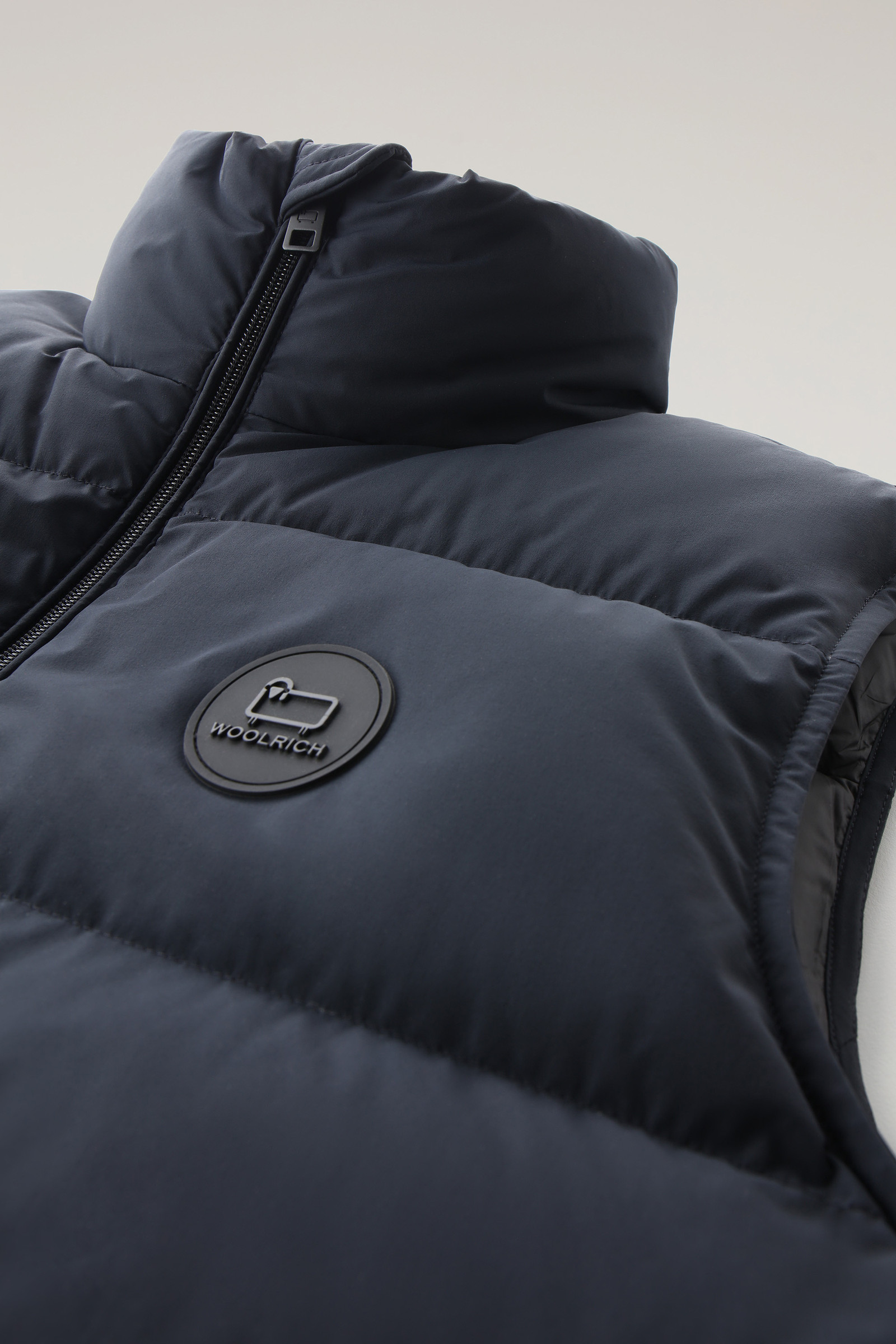 Sierra Supreme Vest in Stretch Nylon Blue photo 7 | Woolrich