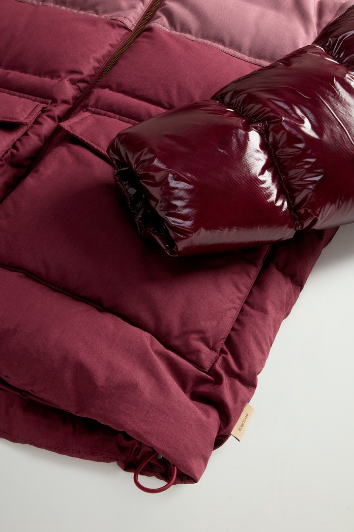 Hybrid Down Jacket with Removable Sleeves and Hood Red photo 4 | Woolrich