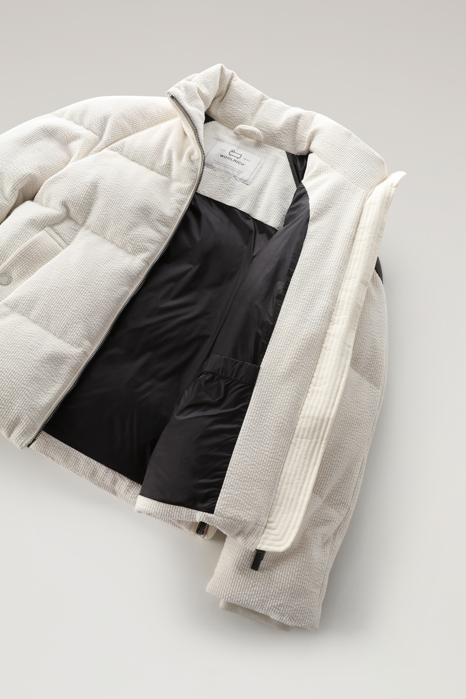 Doudoune en velours côtelé Minehart blanc photo 10 | Woolrich