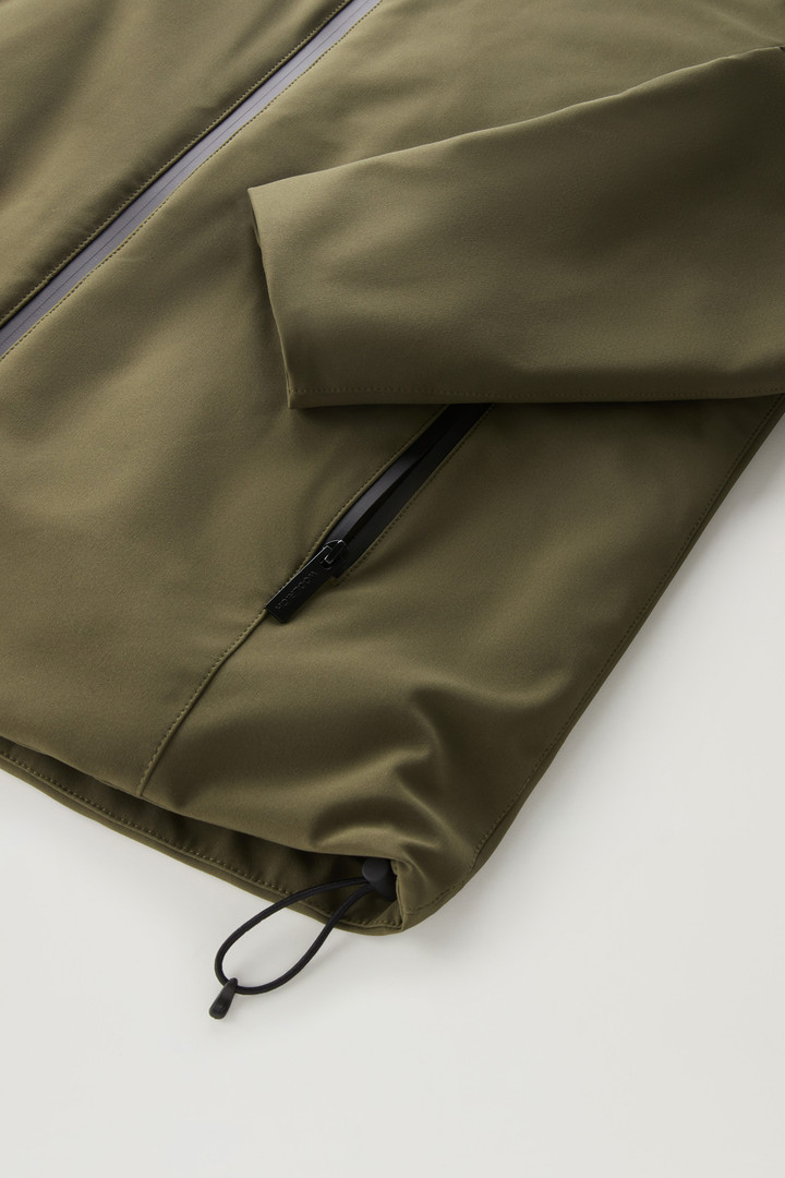 Giacca Pacific in Tech Softshell Verde photo 8 | Woolrich