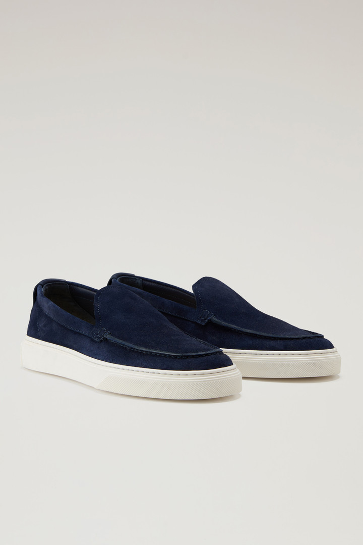 Slip-on Loafers in Suede Blue photo 2 | Woolrich