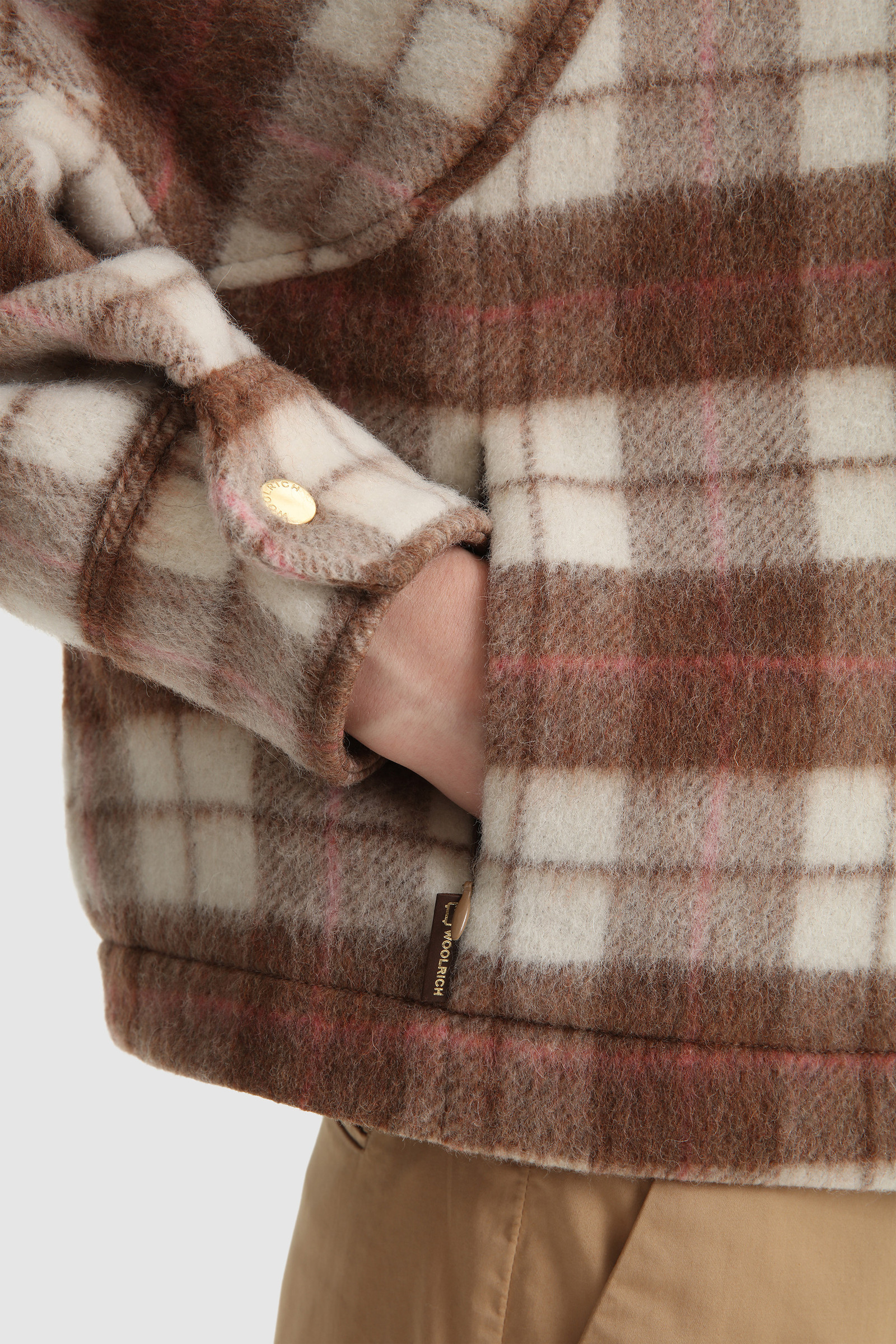 Cozy Wool Overshirt Brown photo 6 | Woolrich