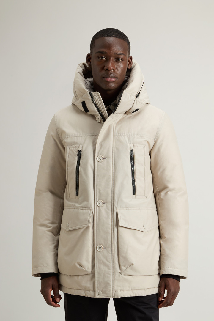 Arctic Parka Evolution in Ramar Cloth Dove Grey photo 1 | Woolrich