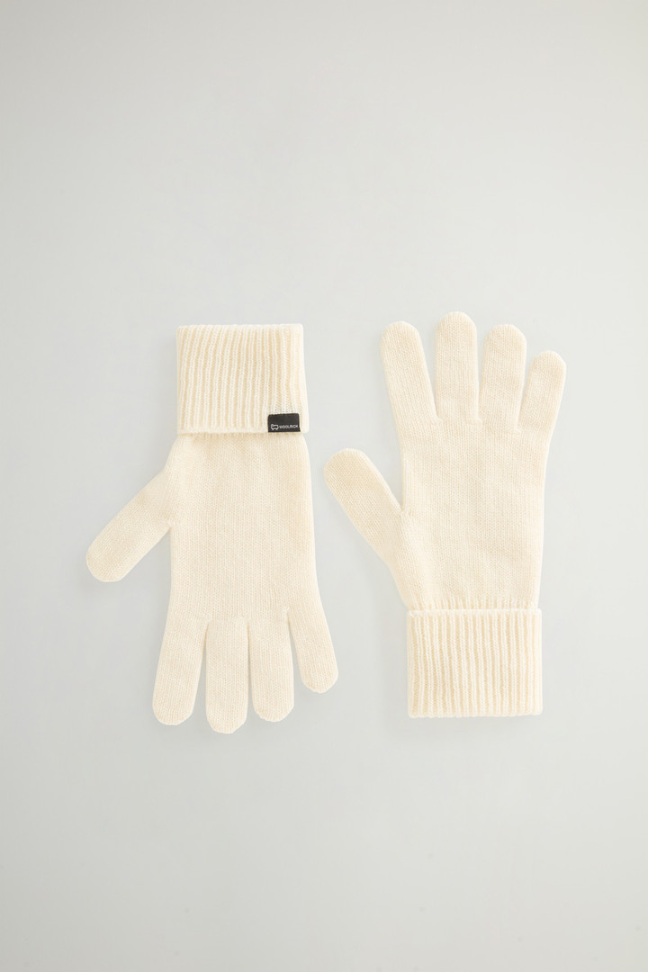 Gants en pur cachemire Blanc photo 1 | Woolrich