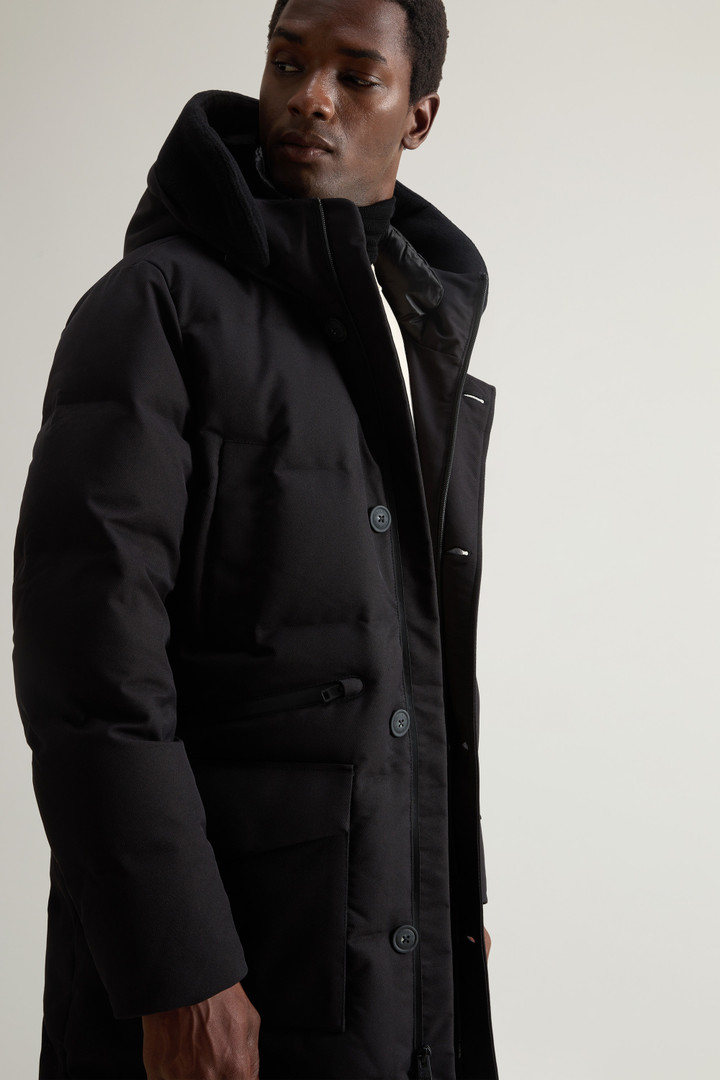 Parka avec visière amovible en laine Noir photo 5 | Woolrich