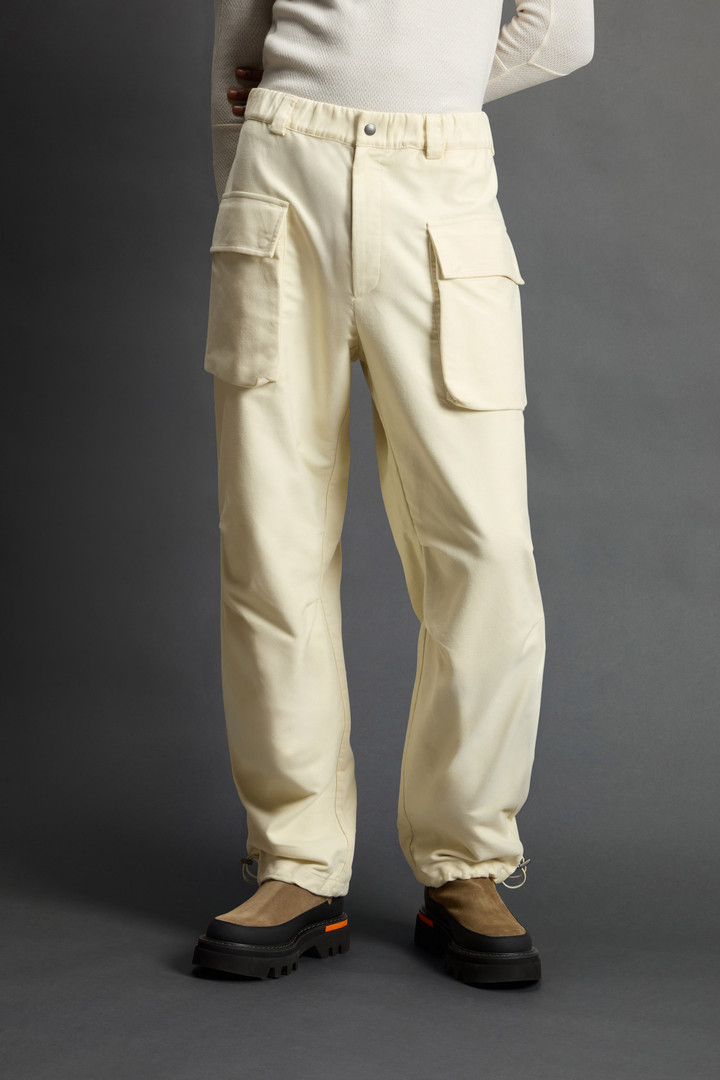 Pantaloni in cotone elasticizzato by Todd Snyder Bianco photo 2 | Woolrich
