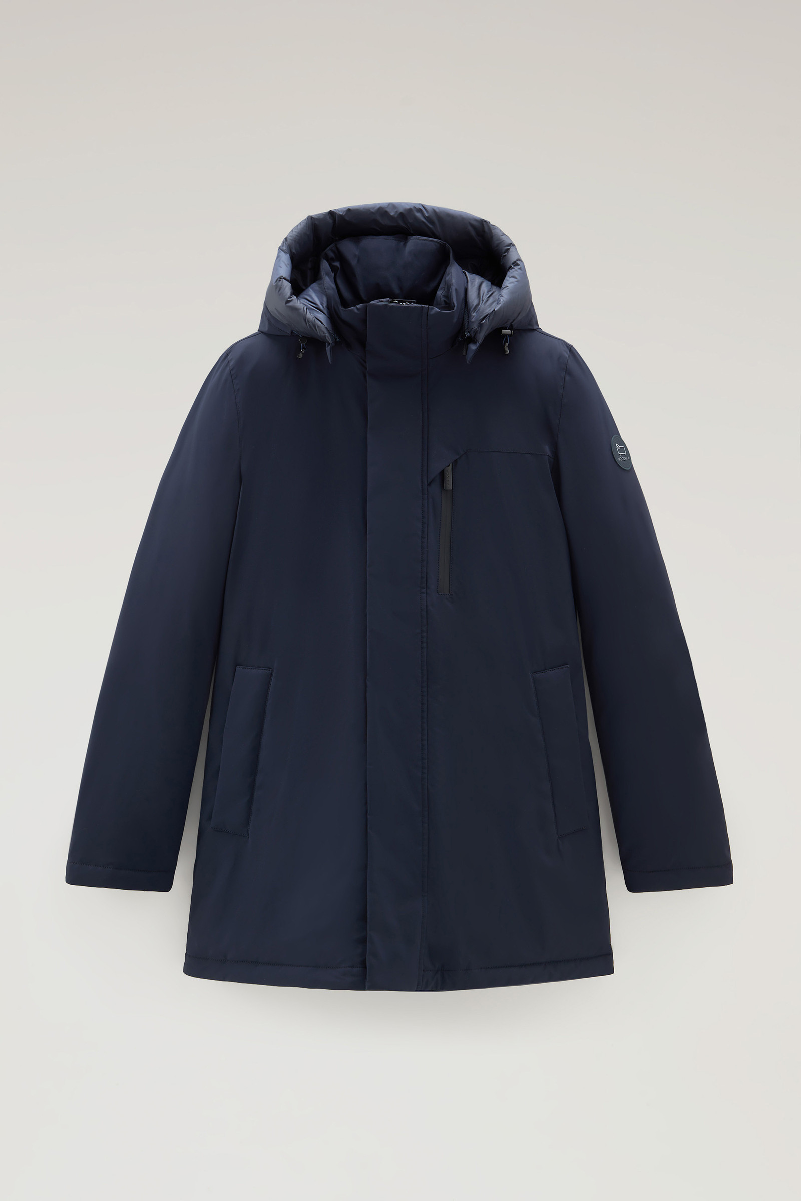 Mountain Parka in Stretch Nylon Blue | Woolrich USA