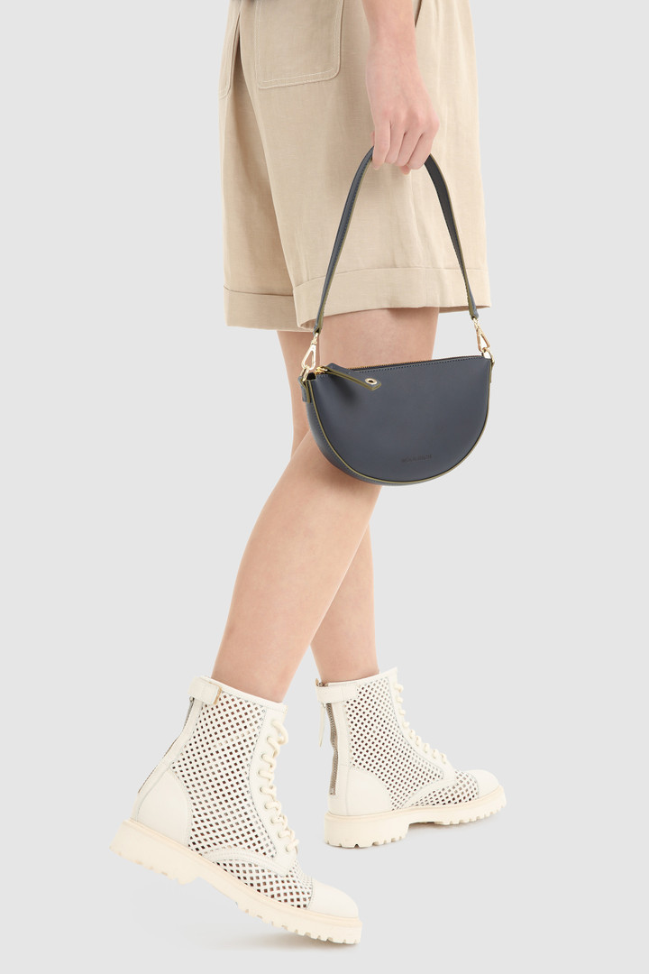 Kleine Ledertasche Blau photo 7 | Woolrich