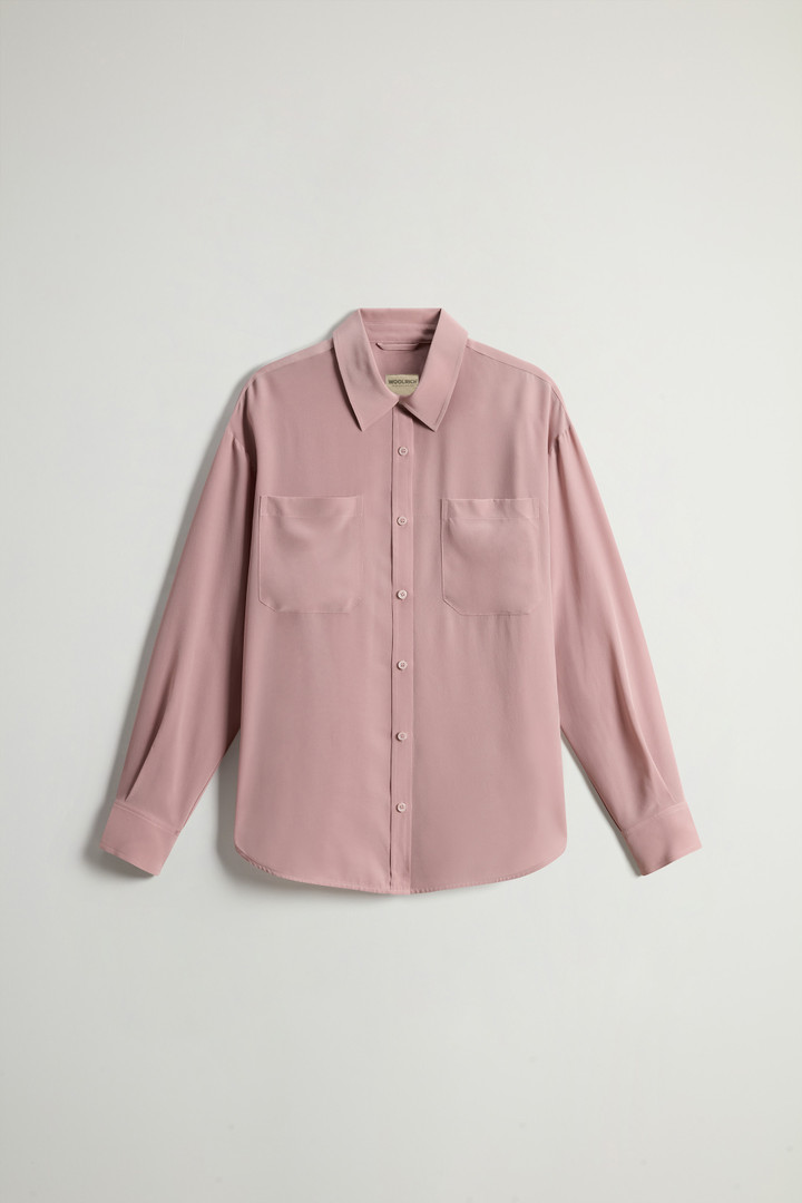 Camicia in pura seta Rosa photo 5 | Woolrich