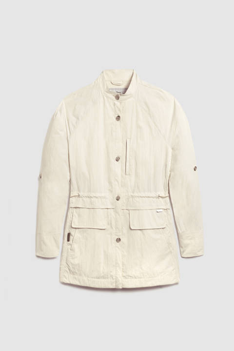 Briar Field Ultralight Jacket with Drawstring White | Woolrich