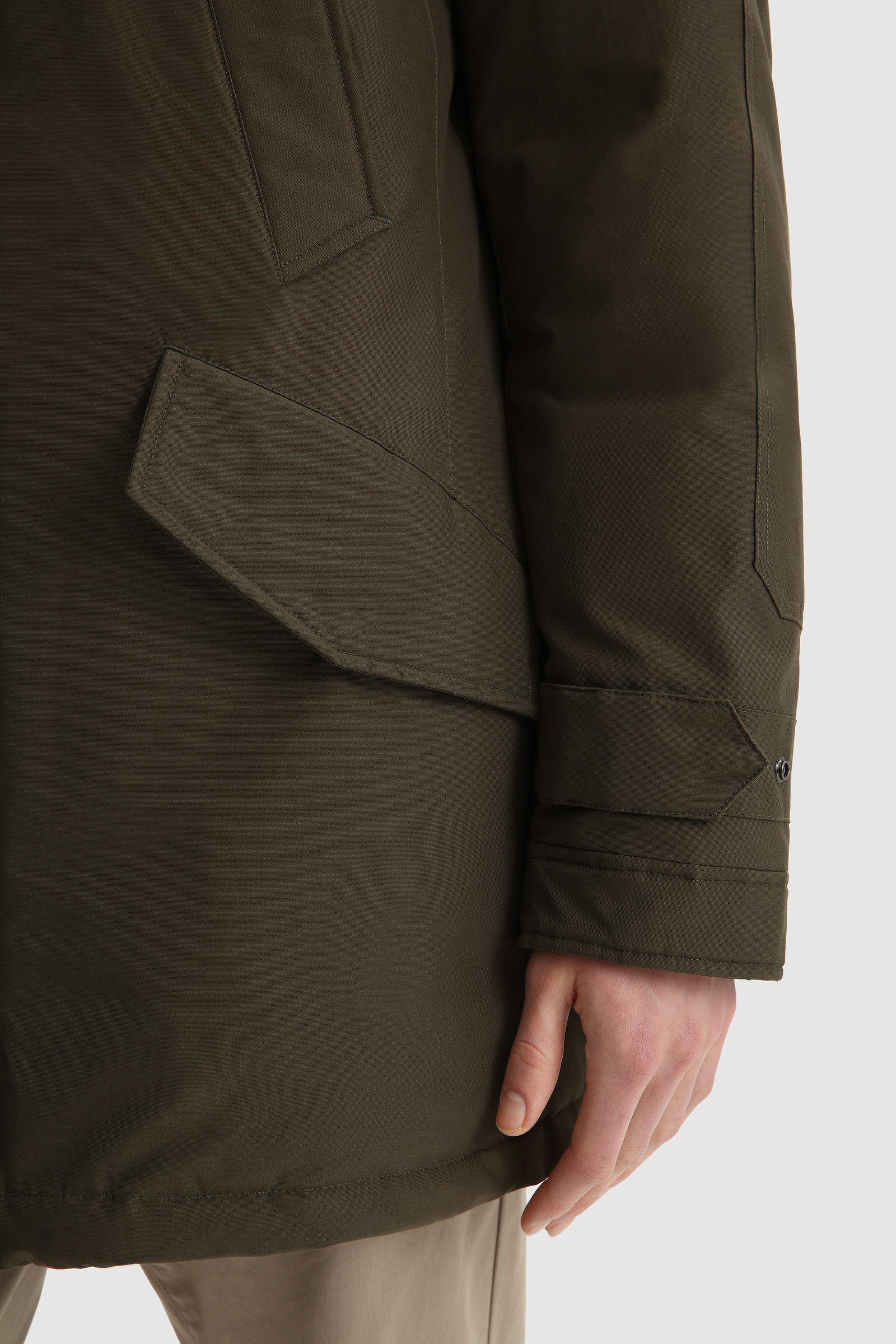 Polar Parka with High Collar Green photo 6 | Woolrich