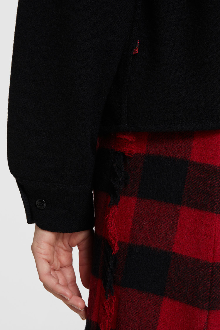 Stag Overshirt mit Fransen