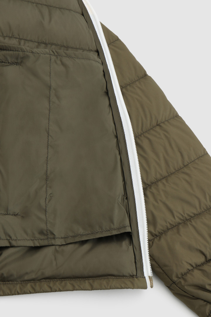 Boy's Sundance padded jacket with hood Green photo 6 | Woolrich