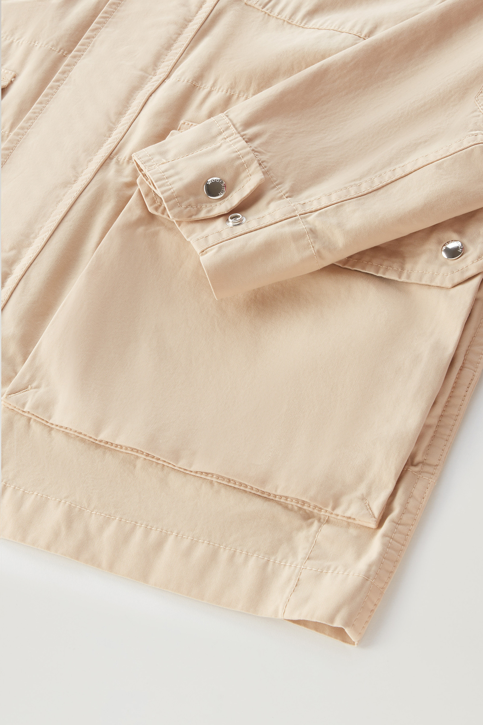 Giacca tinta in capo in puro cotone beige photo 7 | Woolrich