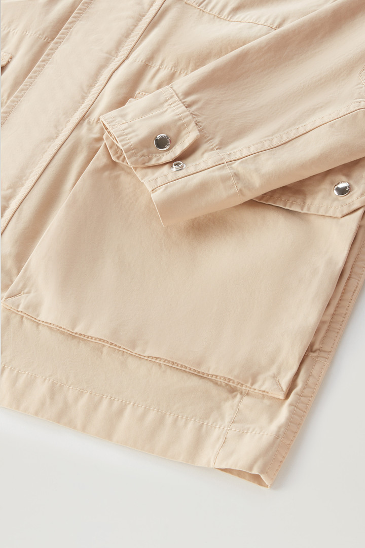Garment-Dyed Field Jacket in Pure Cotton Beige photo 3 | Woolrich