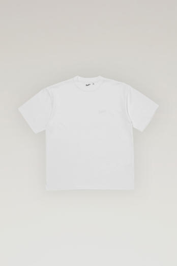 COOLMAX T-shirt with Embroidered Logo White | Woolrich