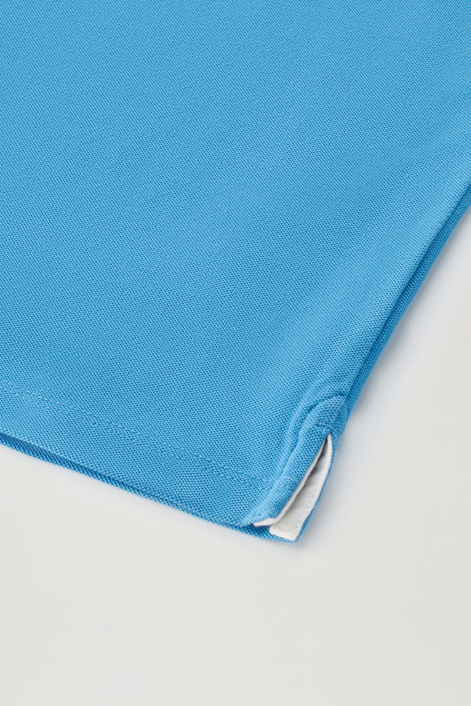 Boys' Monterey Polo in Stretch Cotton Piquet Blue photo 4 | Woolrich