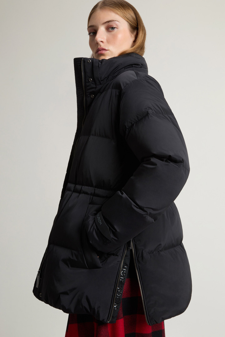 Alsea Stretch Nylon Down Jacket with Removable Hood Black photo 4 | Woolrich