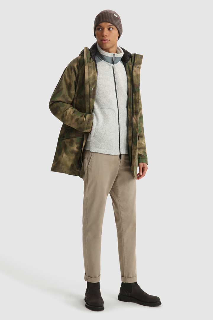 Sherpa full-zip Track Jacket with nylon inserts