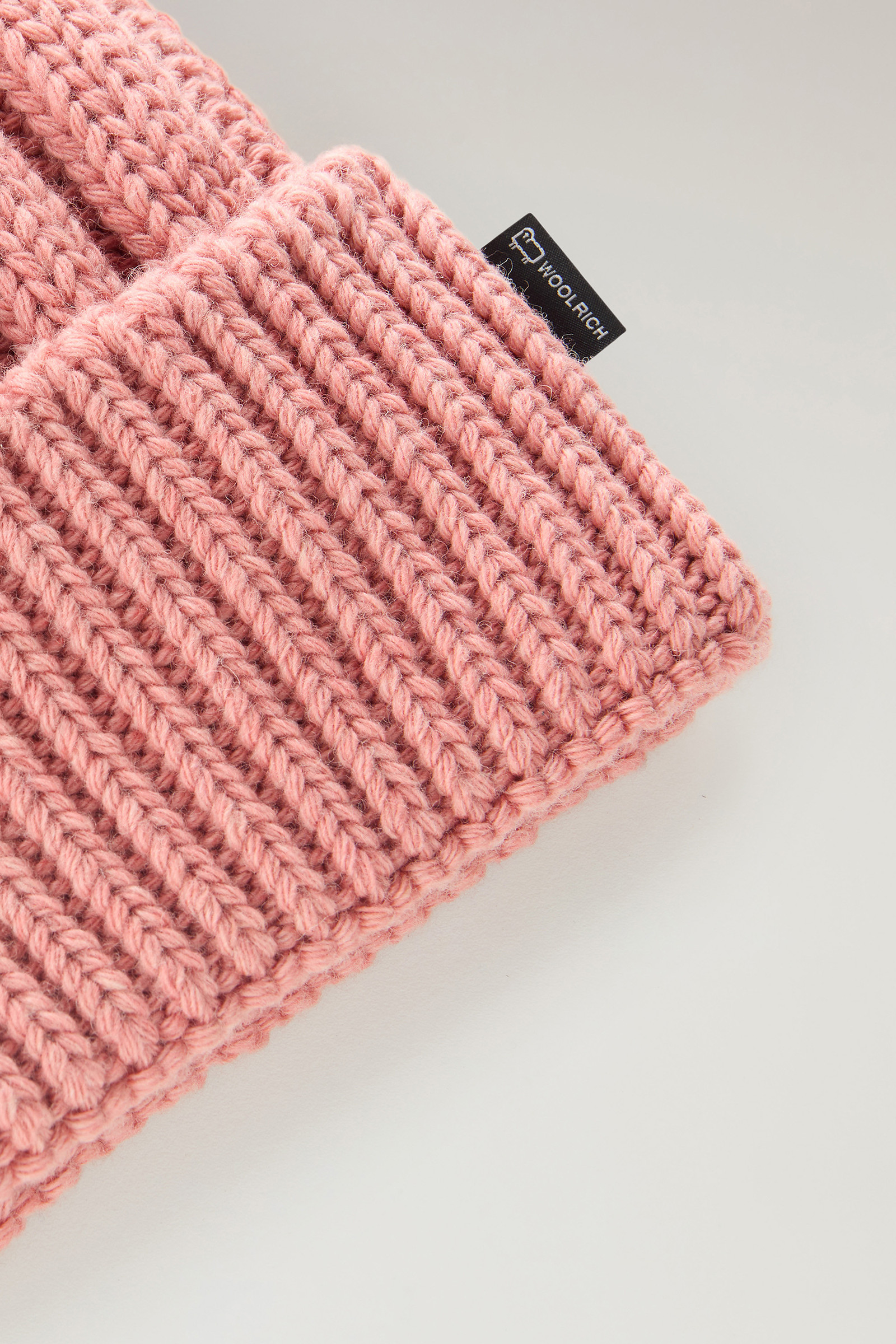 Beanie aus reiner Schurwolle mit Kaschmirbommel für Mädchen rosa photo 3 | Woolrich