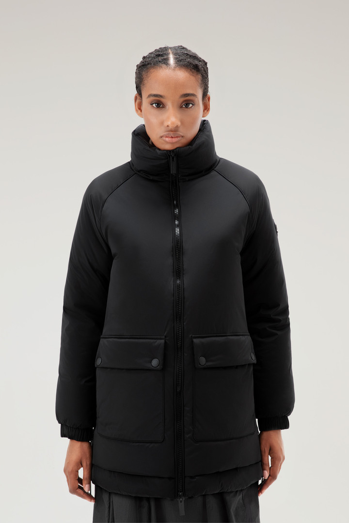 Alsea Down Jacket in Stretch Nylon Black photo 1 | Woolrich