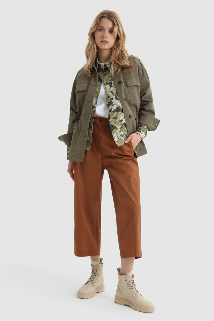 Wilderness Shirt in Cotton Poplin Green photo 2 | Woolrich