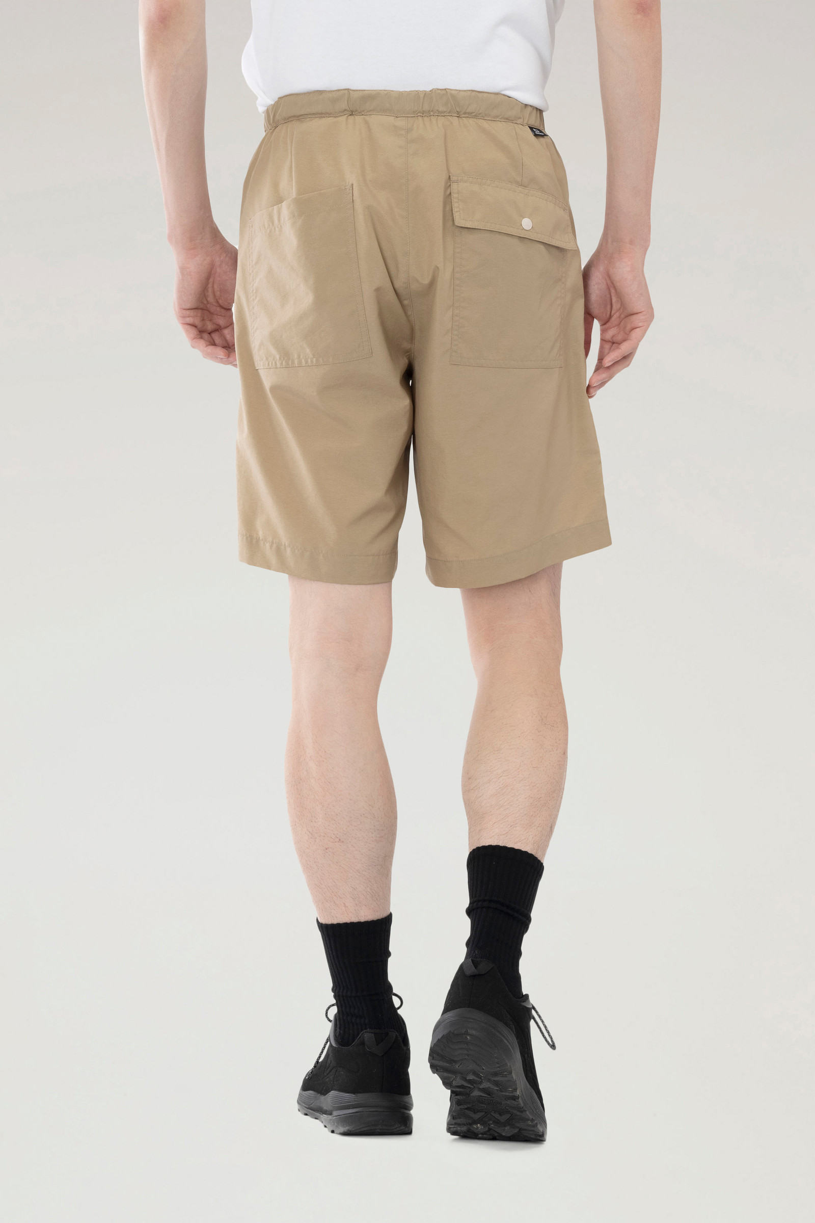 Ranch Shorts in Recycled Nylon Beige photo 3 | Woolrich